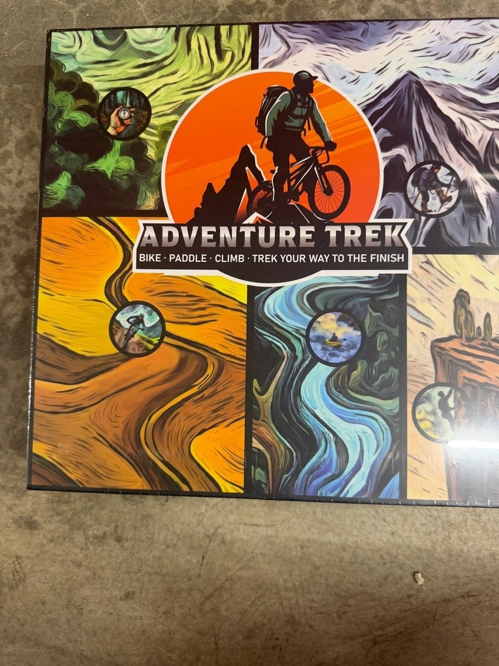 Adventure Trek Board Game - Vibrant Multicolor Artwork